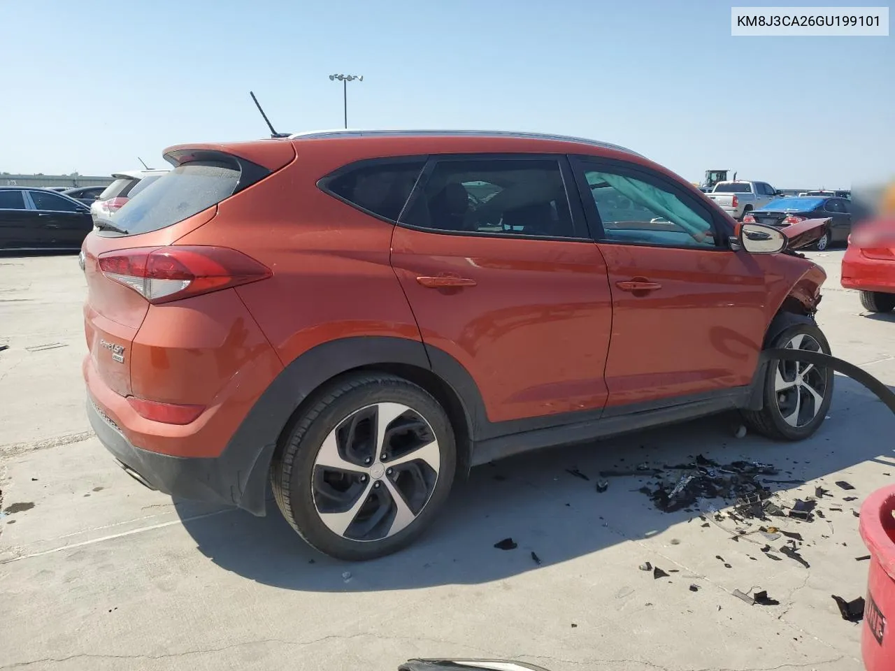 2016 Hyundai Tucson Limited VIN: KM8J3CA26GU199101 Lot: 75406484