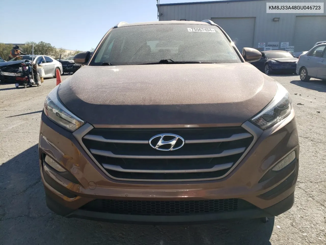 2016 Hyundai Tucson Limited VIN: KM8J33A48GU046723 Lot: 75567404