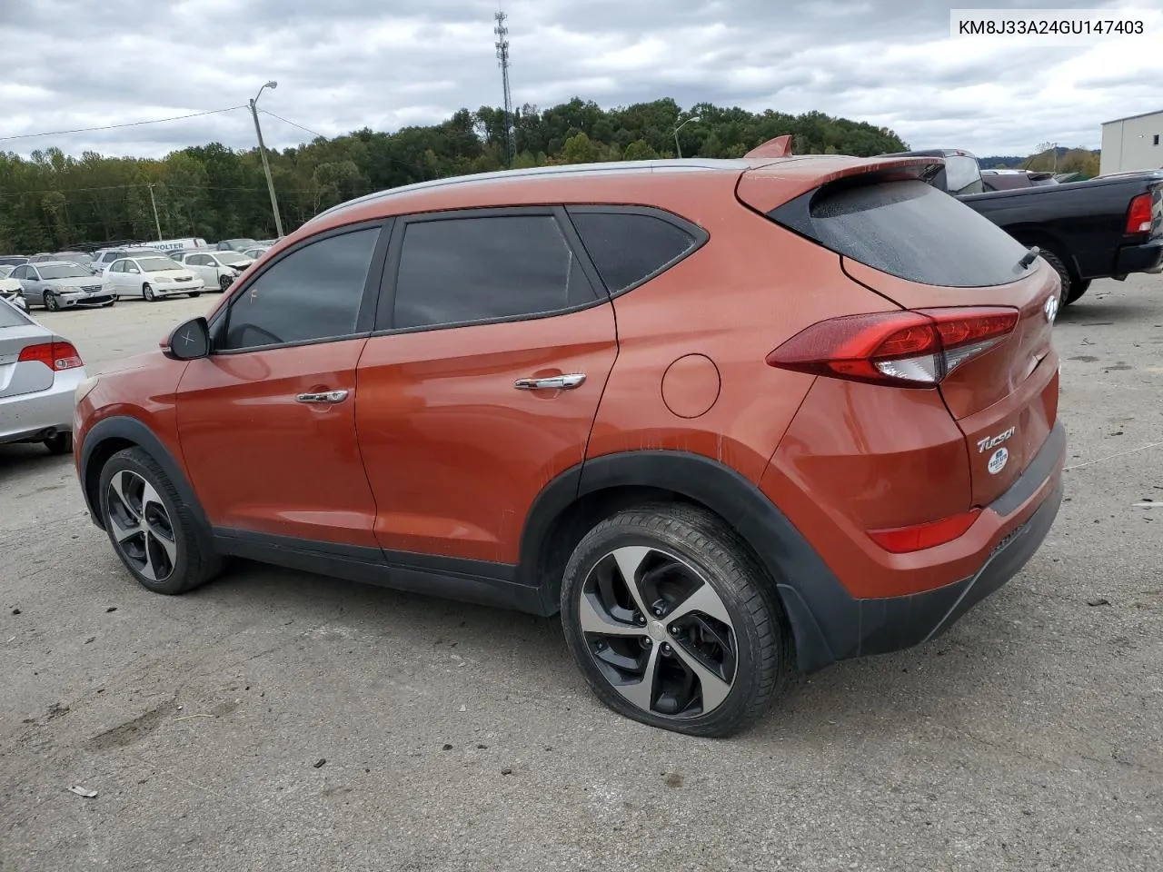 2016 Hyundai Tucson Limited VIN: KM8J33A24GU147403 Lot: 75720074