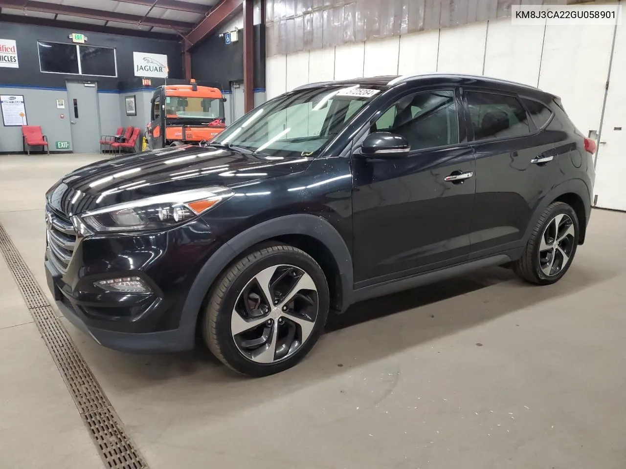 2016 Hyundai Tucson Limited VIN: KM8J3CA22GU058901 Lot: 75725284