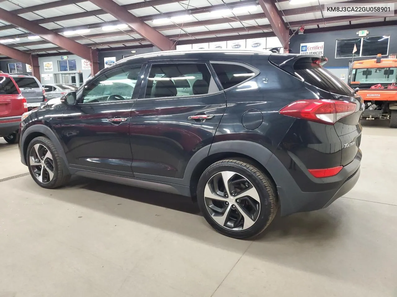 2016 Hyundai Tucson Limited VIN: KM8J3CA22GU058901 Lot: 75725284