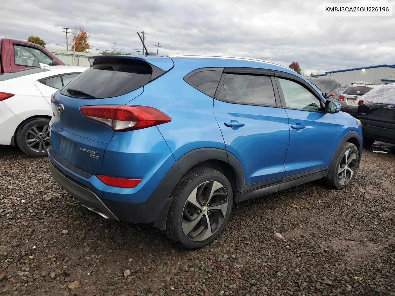 2016 Hyundai Tucson Limited VIN: KM8J3CA24GU226196 Lot: 75821474