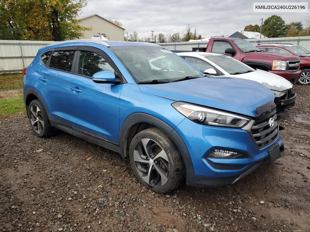 2016 Hyundai Tucson Limited VIN: KM8J3CA24GU226196 Lot: 75821474