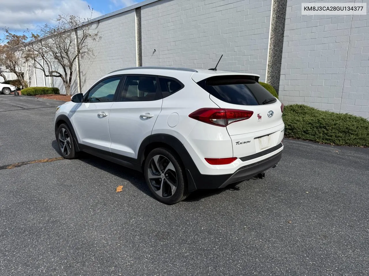 2016 Hyundai Tucson Limited VIN: KM8J3CA28GU134377 Lot: 75845564