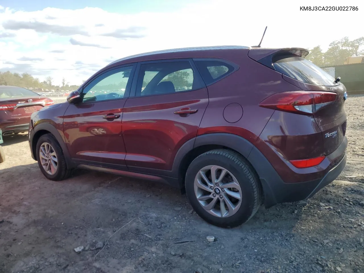 2016 Hyundai Tucson Limited VIN: KM8J3CA22GU022786 Lot: 75863044