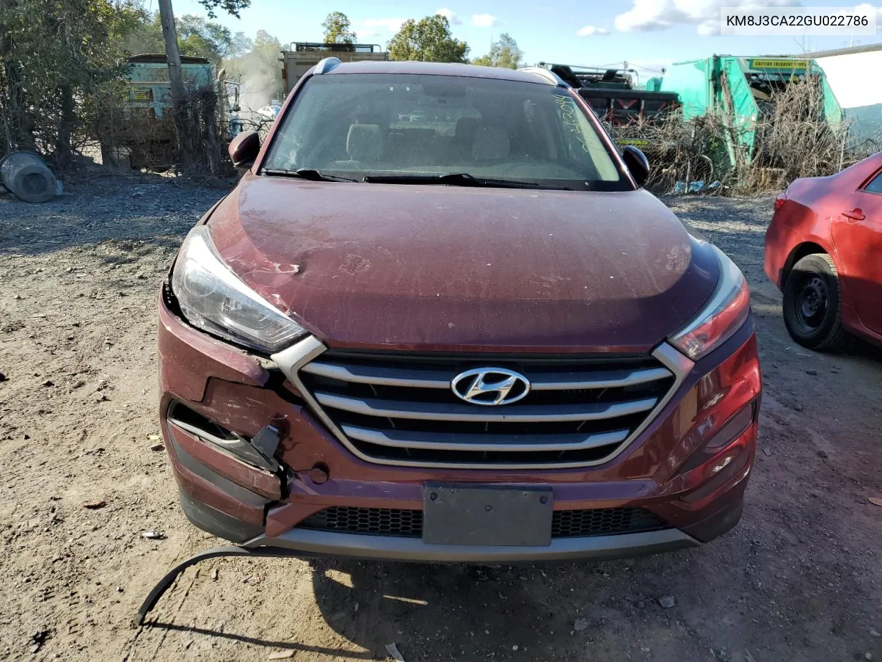 2016 Hyundai Tucson Limited VIN: KM8J3CA22GU022786 Lot: 75863044