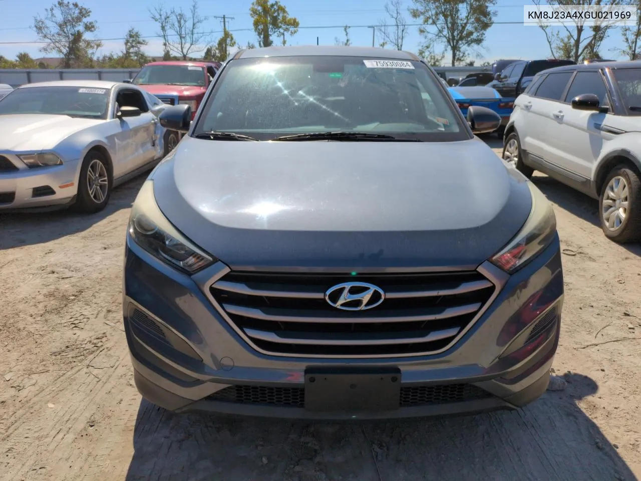 2016 Hyundai Tucson Se VIN: KM8J23A4XGU021969 Lot: 75930084