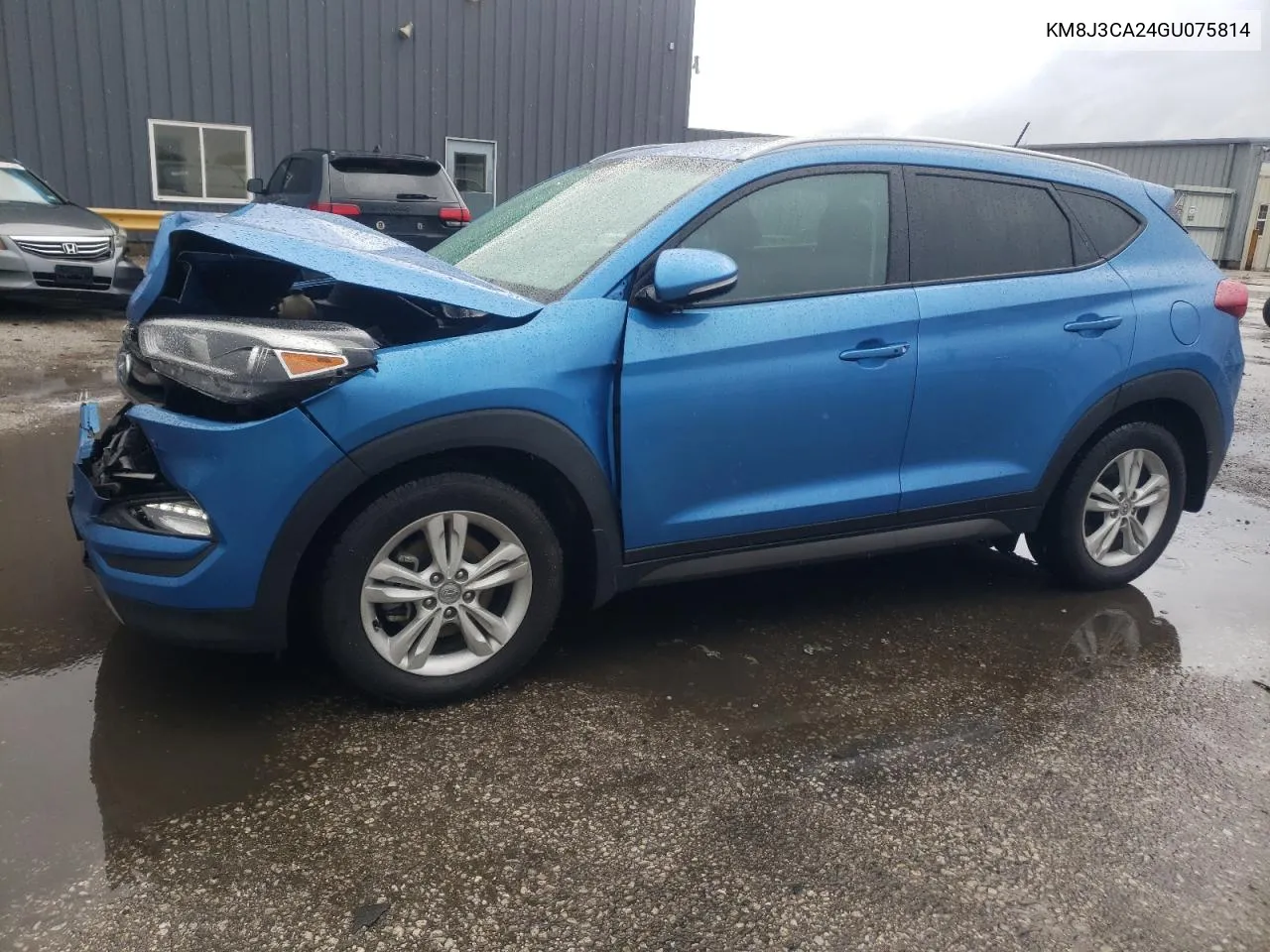 2016 Hyundai Tucson Limited VIN: KM8J3CA24GU075814 Lot: 75983234