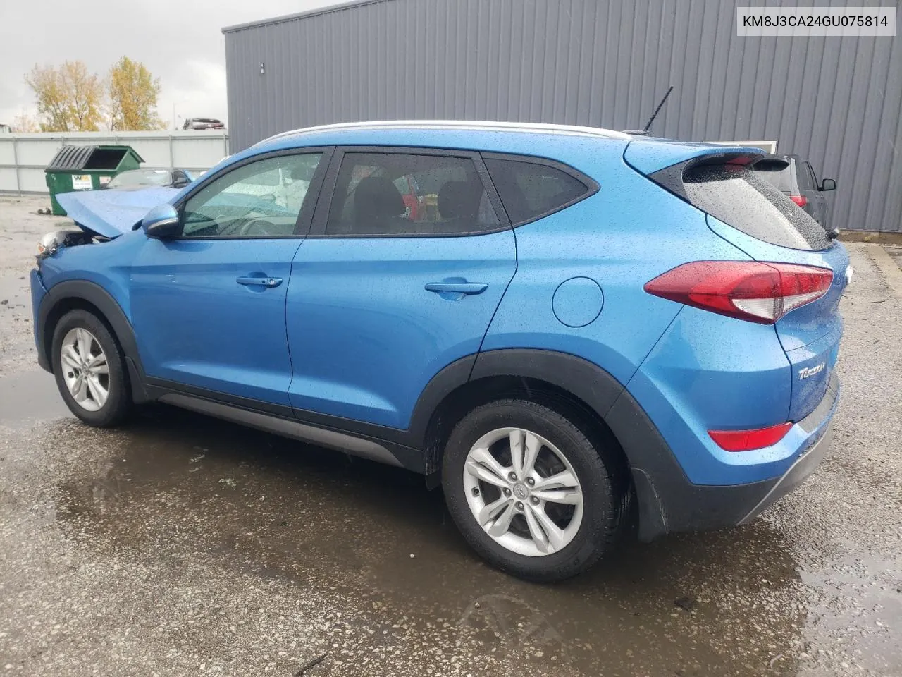 2016 Hyundai Tucson Limited VIN: KM8J3CA24GU075814 Lot: 75983234