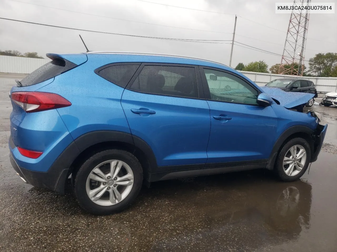 2016 Hyundai Tucson Limited VIN: KM8J3CA24GU075814 Lot: 75983234