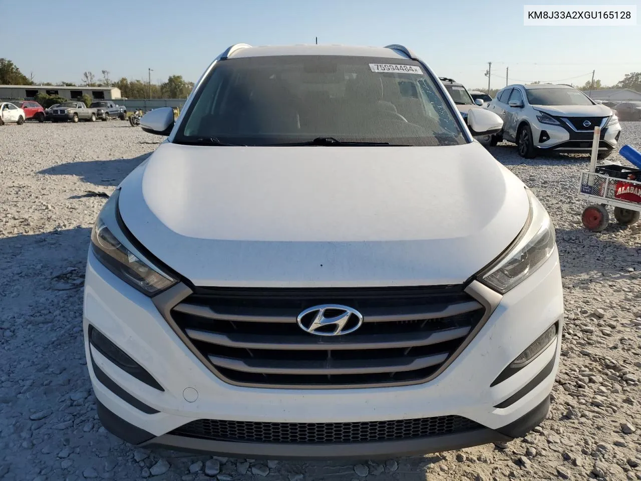 2016 Hyundai Tucson Limited VIN: KM8J33A2XGU165128 Lot: 75994484