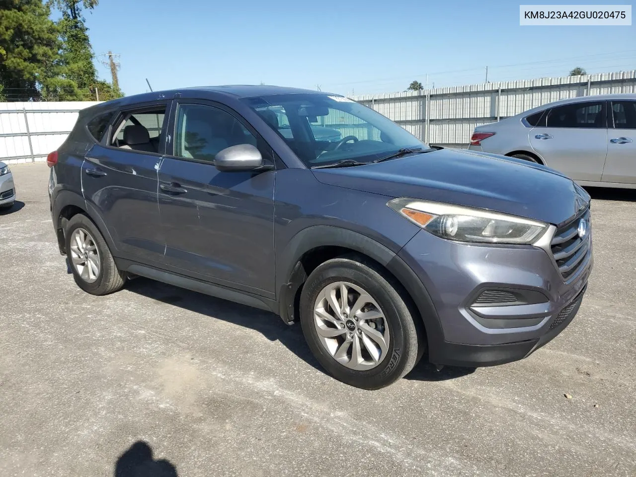 2016 Hyundai Tucson Se VIN: KM8J23A42GU020475 Lot: 76013094