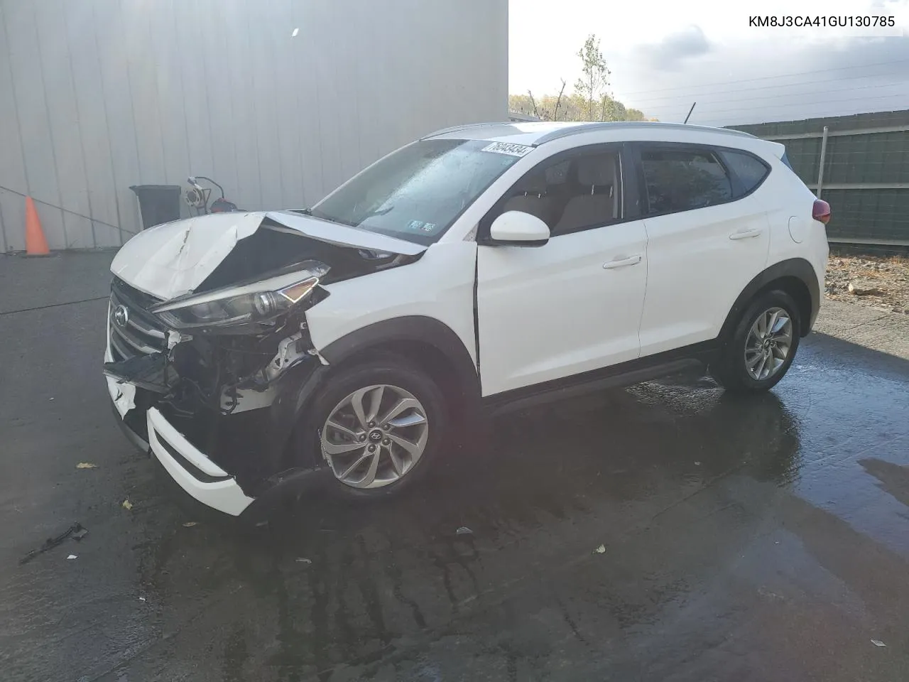 2016 Hyundai Tucson Limited VIN: KM8J3CA41GU130785 Lot: 76043434