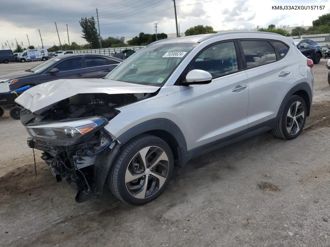 2016 Hyundai Tucson Limited VIN: KM8J33A2XGU157157 Lot: 76098624