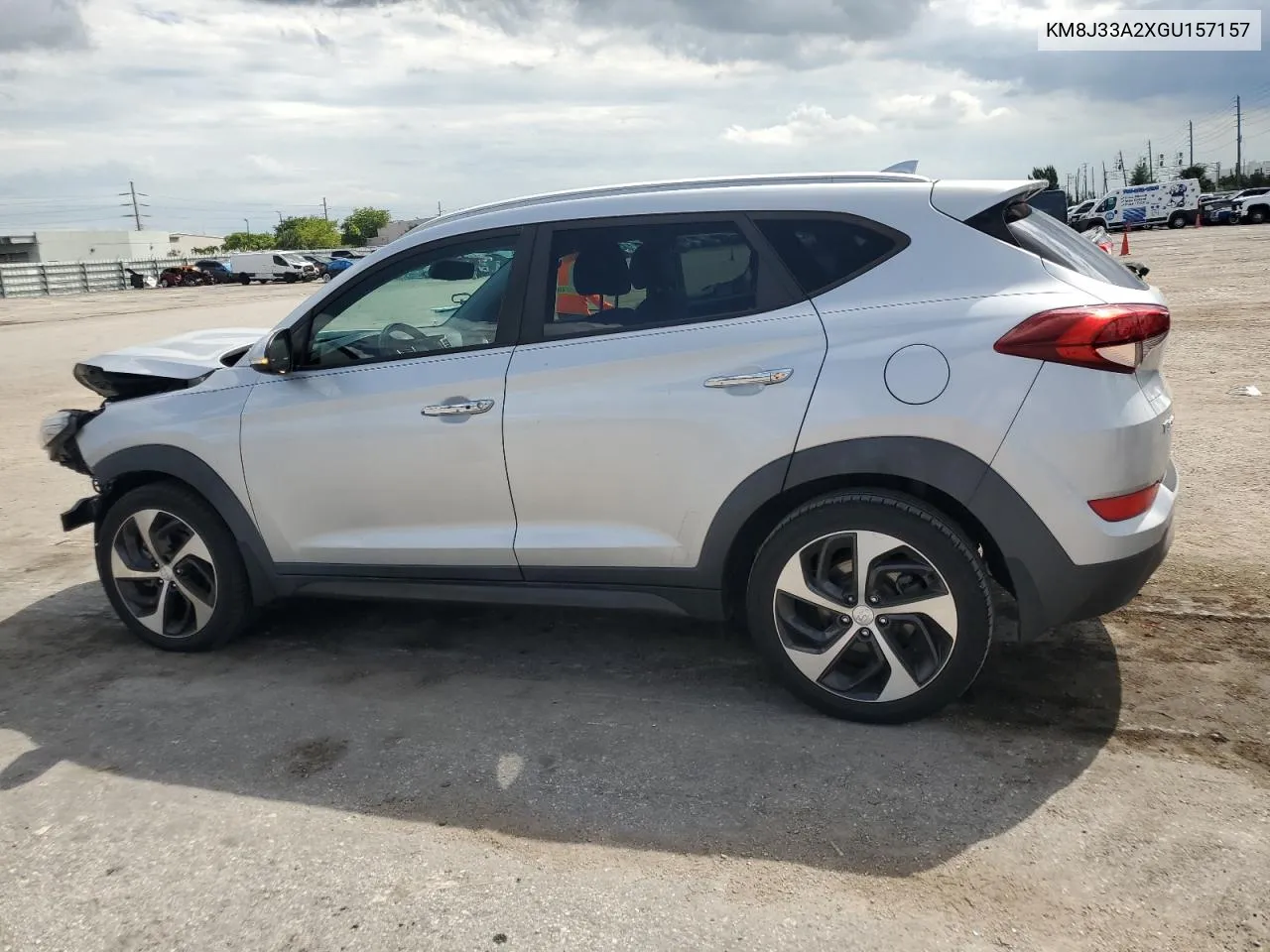 2016 Hyundai Tucson Limited VIN: KM8J33A2XGU157157 Lot: 76098624