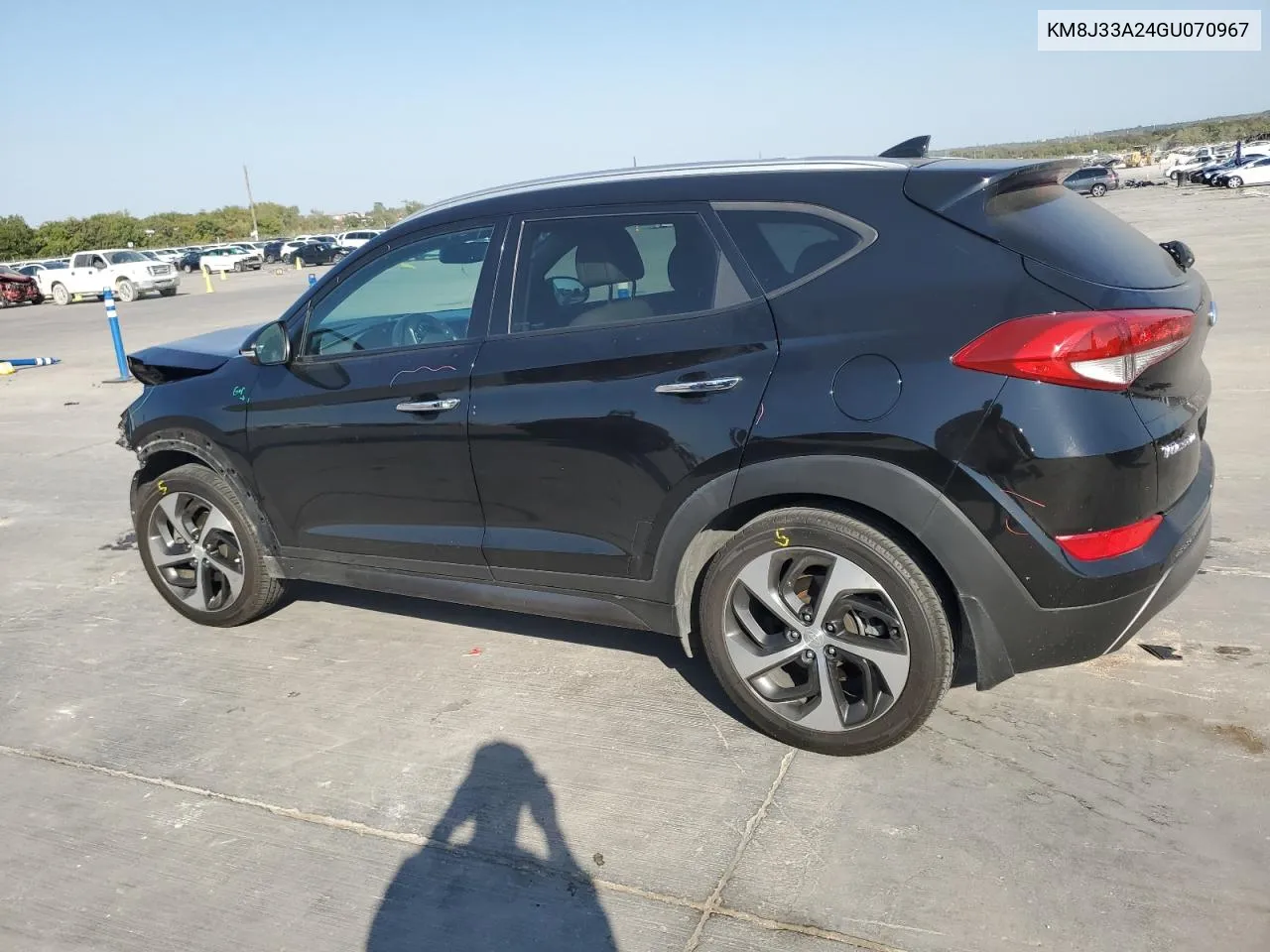 2016 Hyundai Tucson Limited VIN: KM8J33A24GU070967 Lot: 76249304