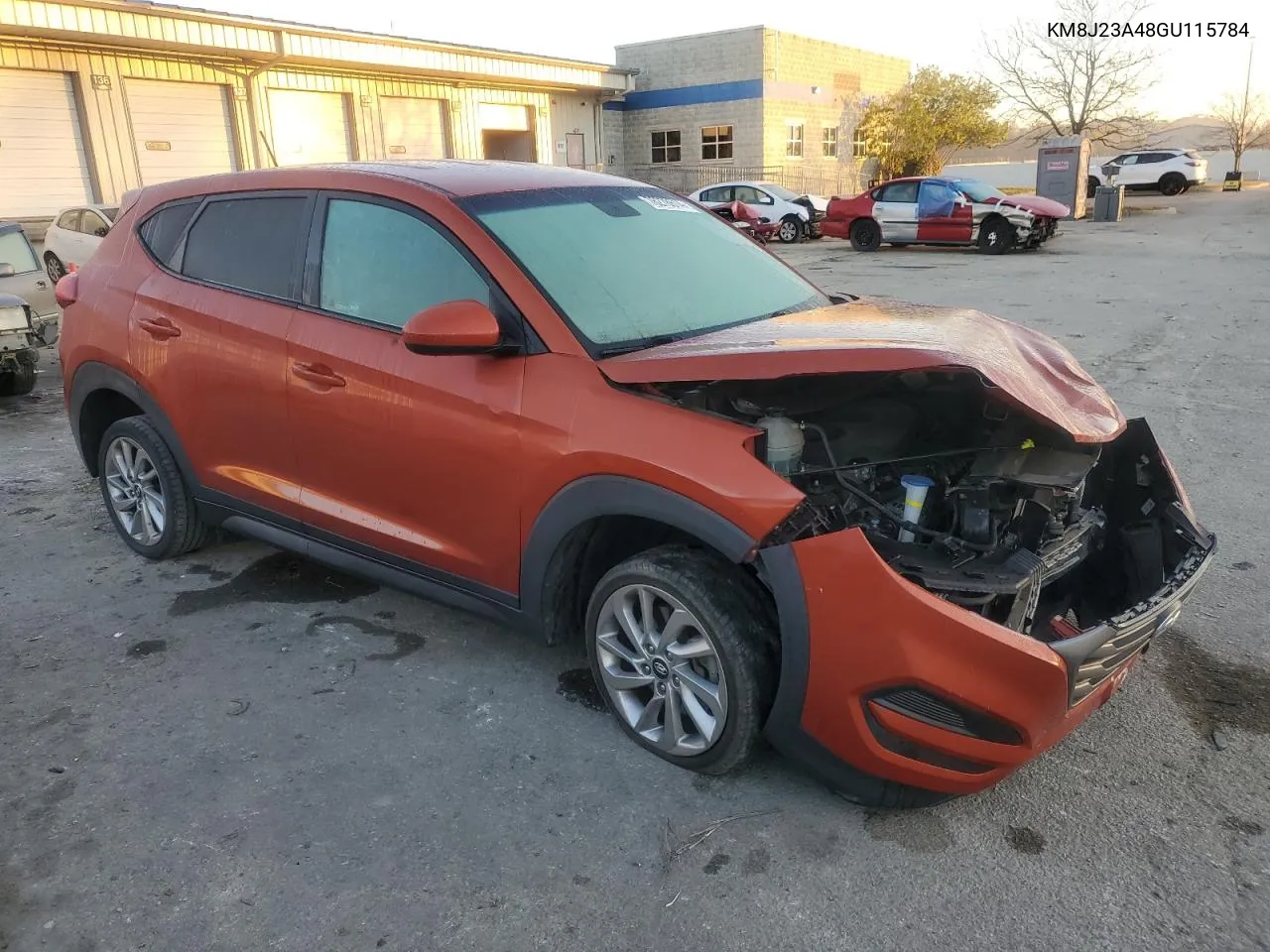 2016 Hyundai Tucson Se VIN: KM8J23A48GU115784 Lot: 76278614