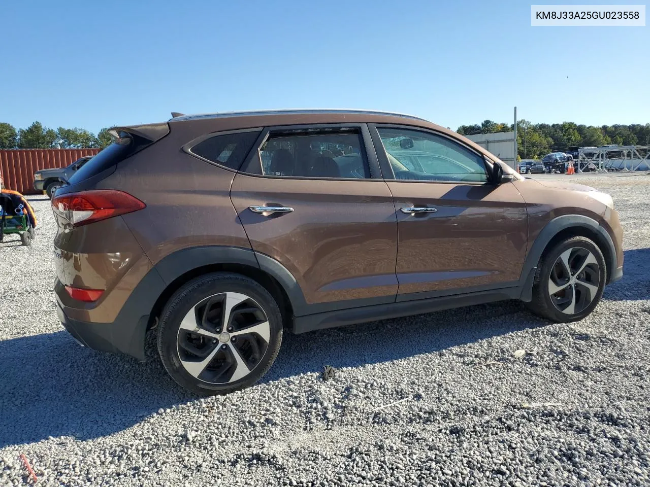 2016 Hyundai Tucson Limited VIN: KM8J33A25GU023558 Lot: 76539884