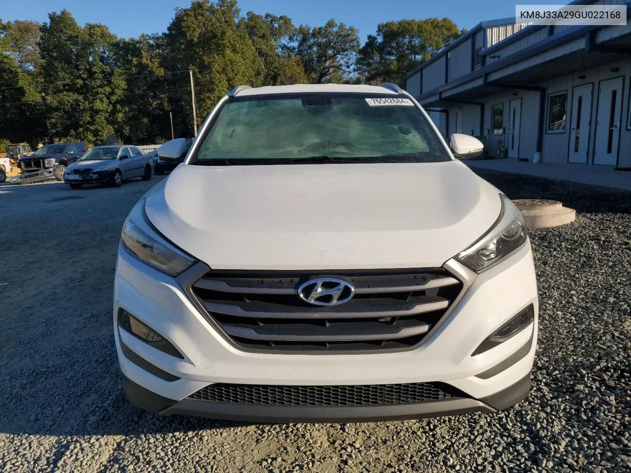 2016 Hyundai Tucson Limited VIN: KM8J33A29GU022168 Lot: 76542684