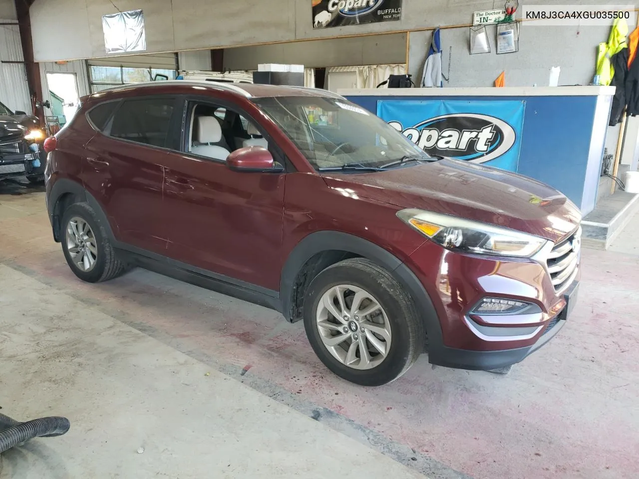 2016 Hyundai Tucson Limited VIN: KM8J3CA4XGU035500 Lot: 76590034