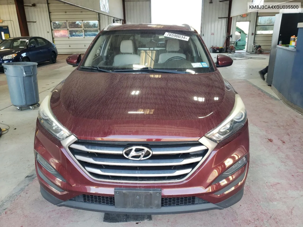 2016 Hyundai Tucson Limited VIN: KM8J3CA4XGU035500 Lot: 76590034