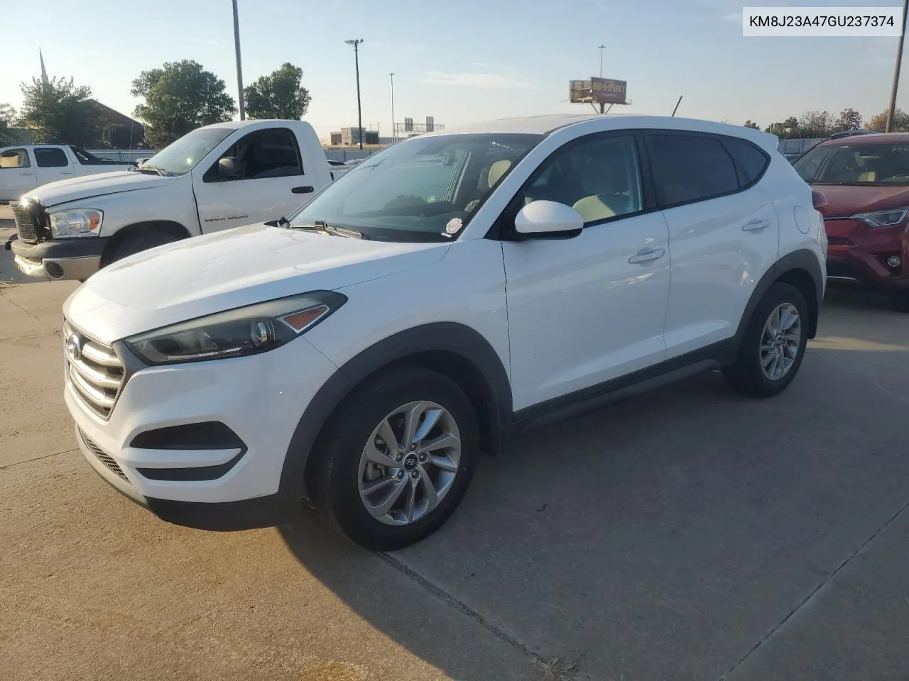 2016 Hyundai Tucson Se VIN: KM8J23A47GU237374 Lot: 76632314