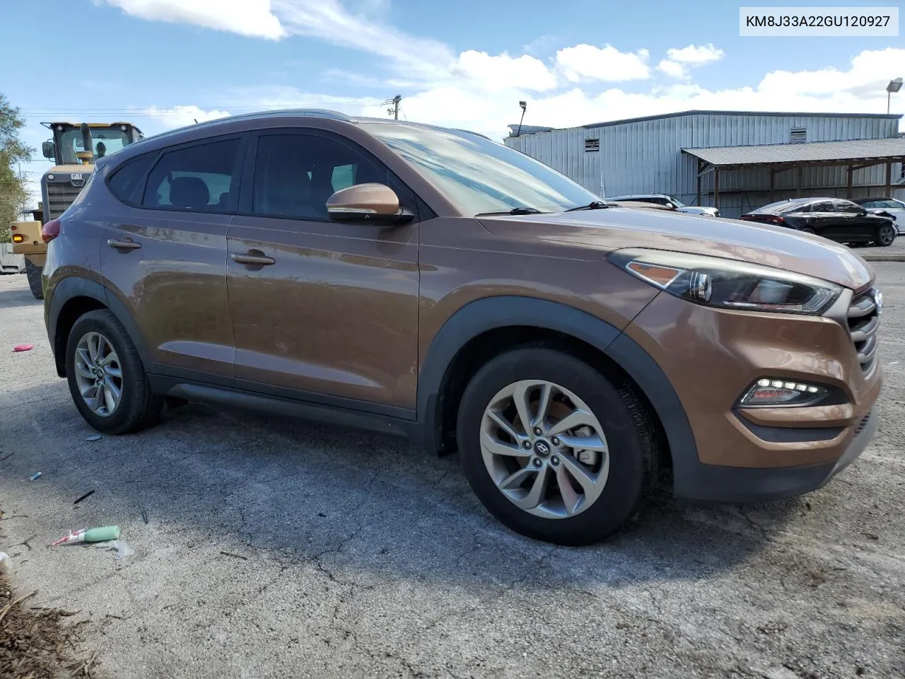 2016 Hyundai Tucson Limited VIN: KM8J33A22GU120927 Lot: 76671064