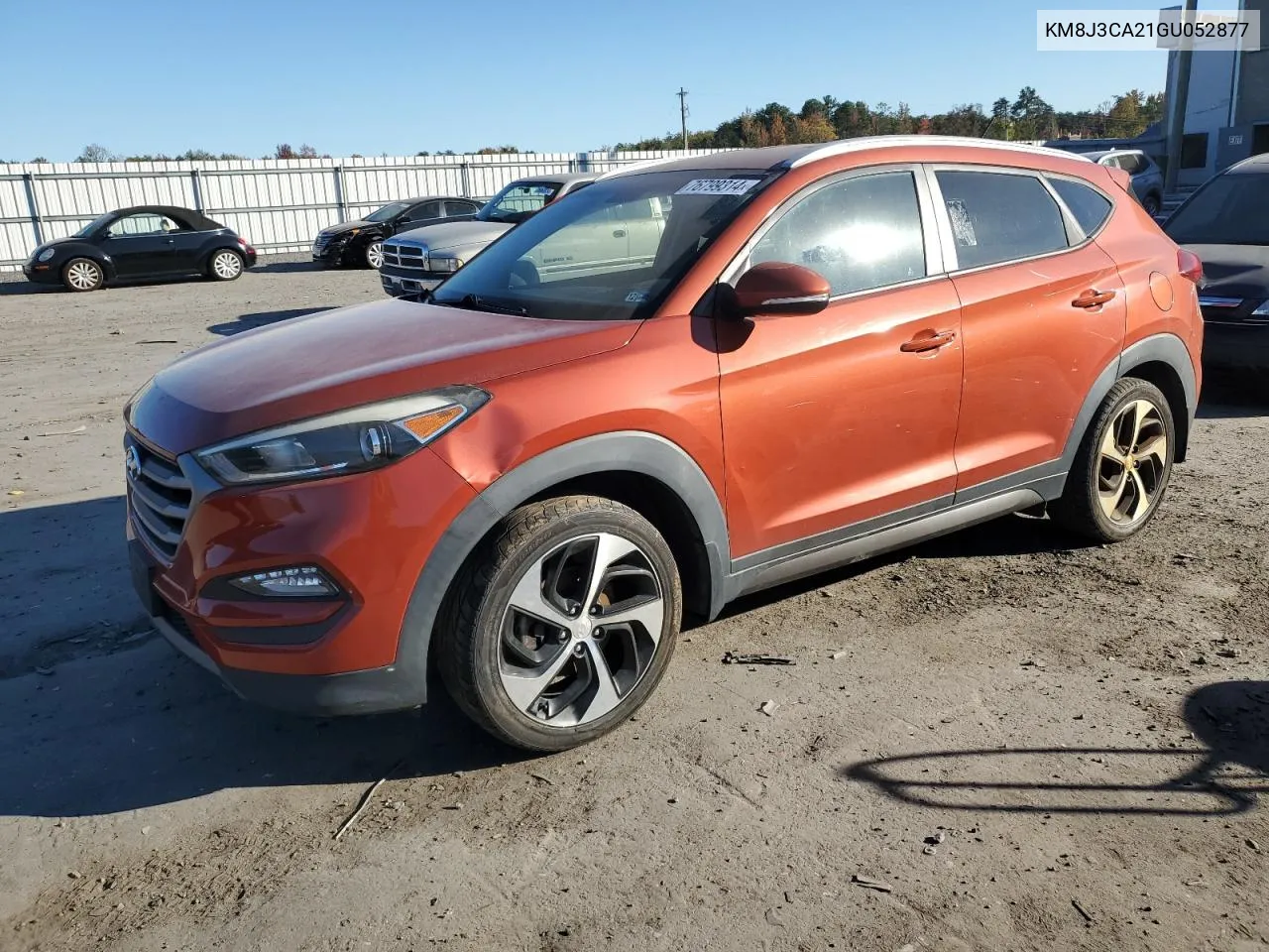 2016 Hyundai Tucson Limited VIN: KM8J3CA21GU052877 Lot: 76799314