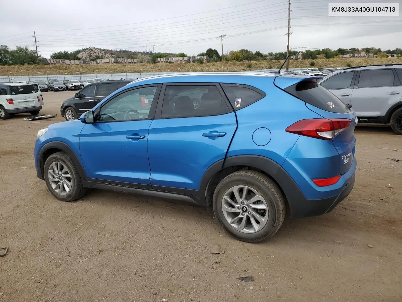 2016 Hyundai Tucson Limited VIN: KM8J33A40GU104713 Lot: 76837794