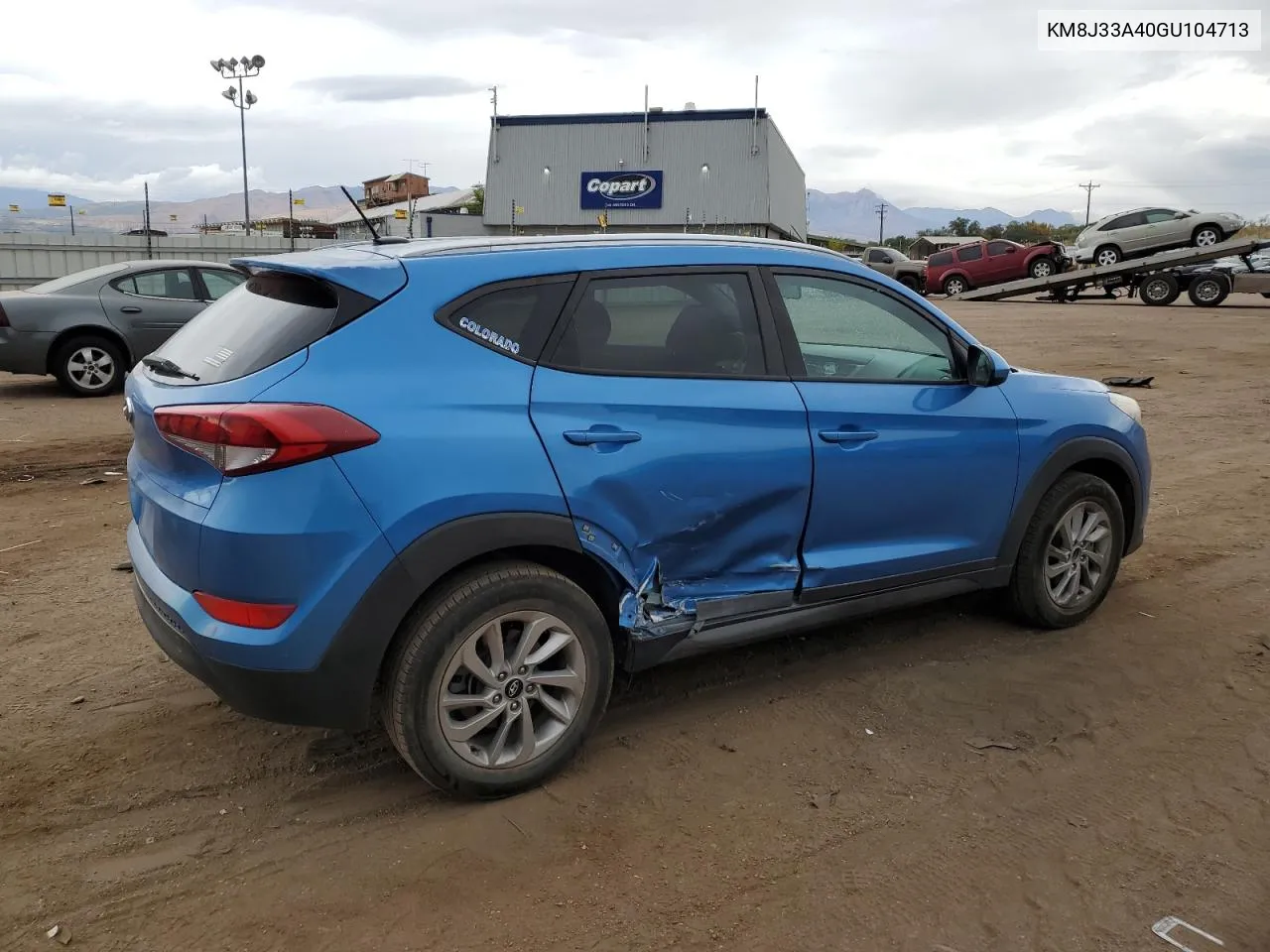 2016 Hyundai Tucson Limited VIN: KM8J33A40GU104713 Lot: 76837794