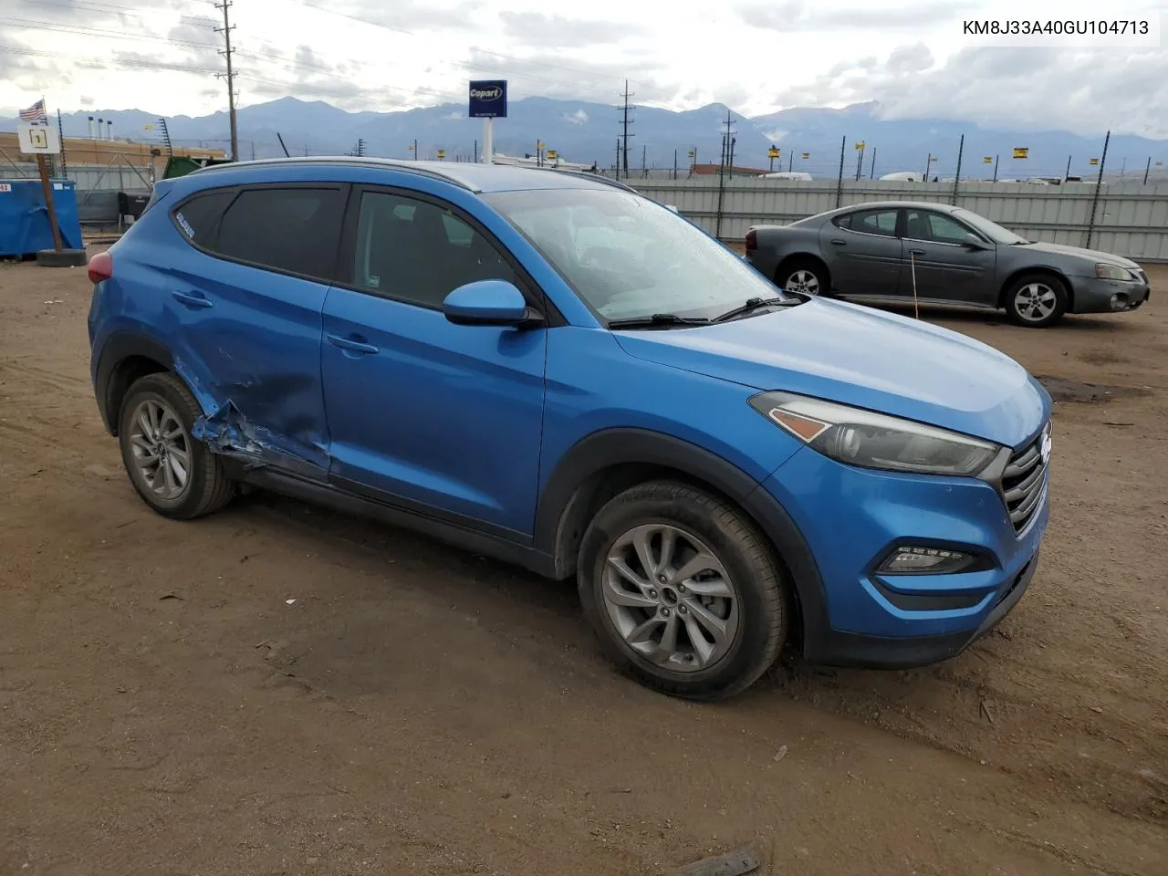 2016 Hyundai Tucson Limited VIN: KM8J33A40GU104713 Lot: 76837794