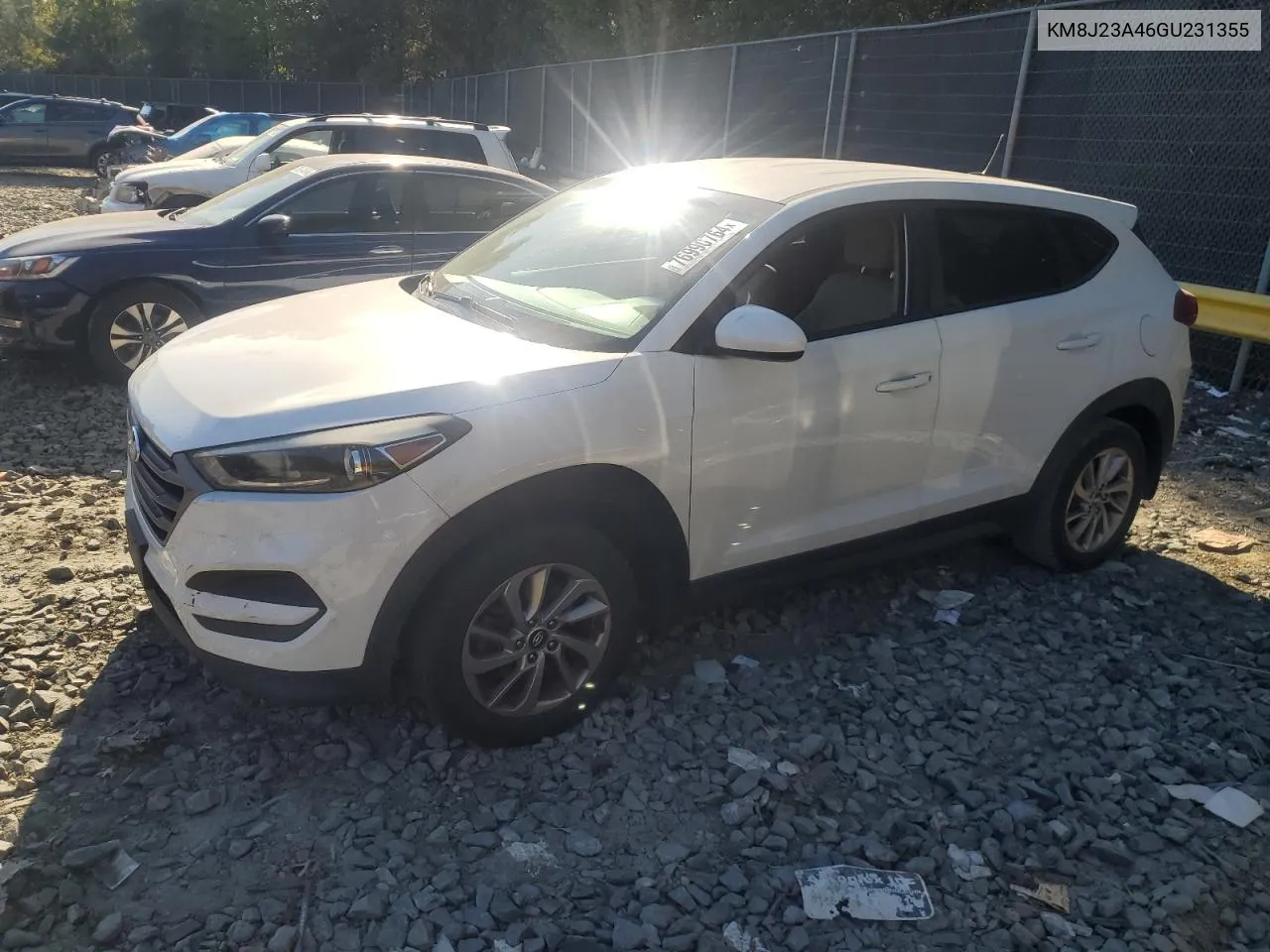 2016 Hyundai Tucson Se VIN: KM8J23A46GU231355 Lot: 76990764