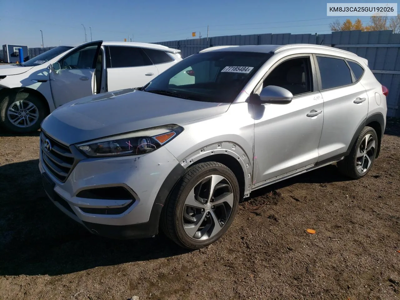 2016 Hyundai Tucson Limited VIN: KM8J3CA25GU192026 Lot: 77185484