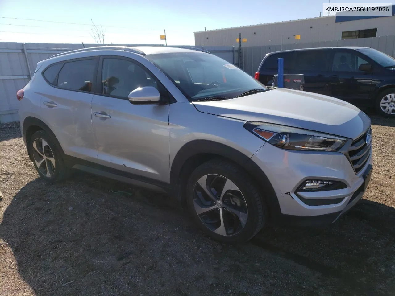 2016 Hyundai Tucson Limited VIN: KM8J3CA25GU192026 Lot: 77185484