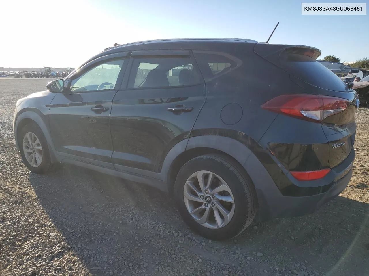 2016 Hyundai Tucson Limited VIN: KM8J33A43GU053451 Lot: 77235634