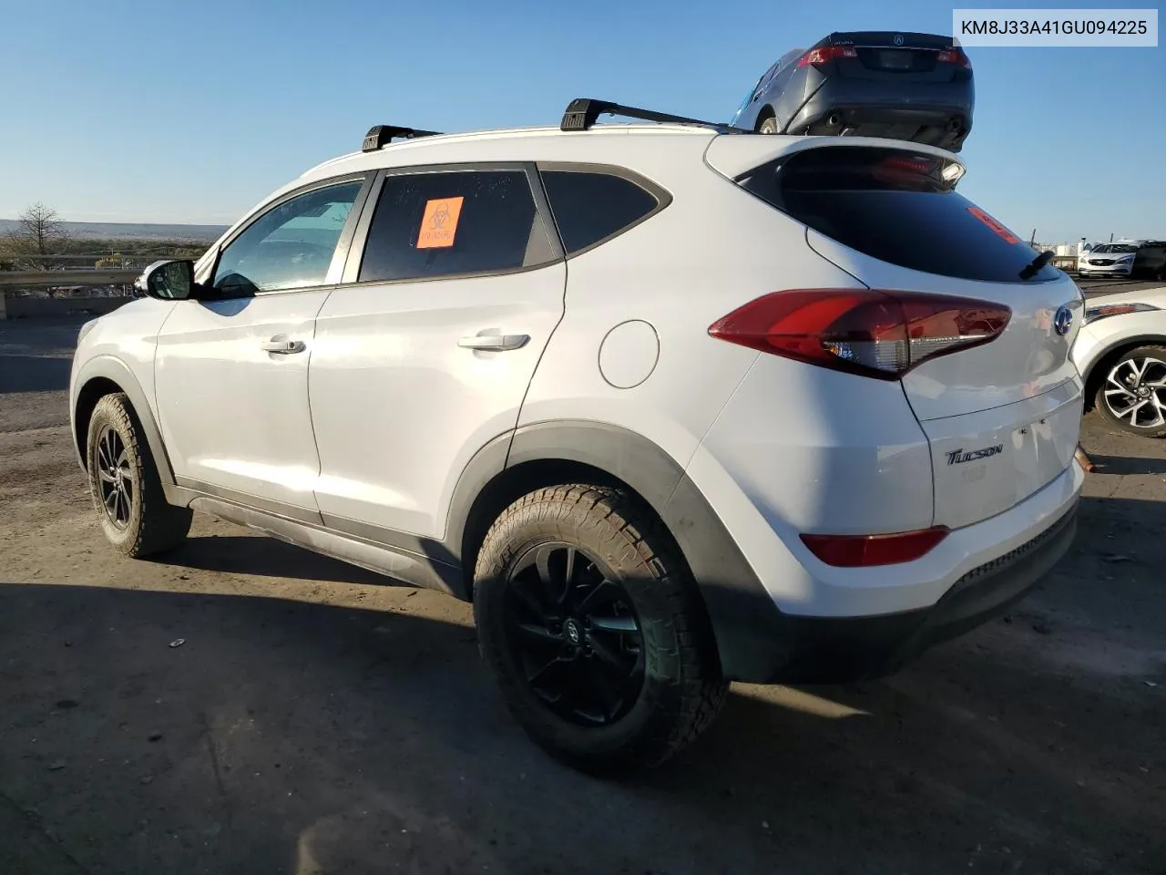 2016 Hyundai Tucson Limited VIN: KM8J33A41GU094225 Lot: 77318354