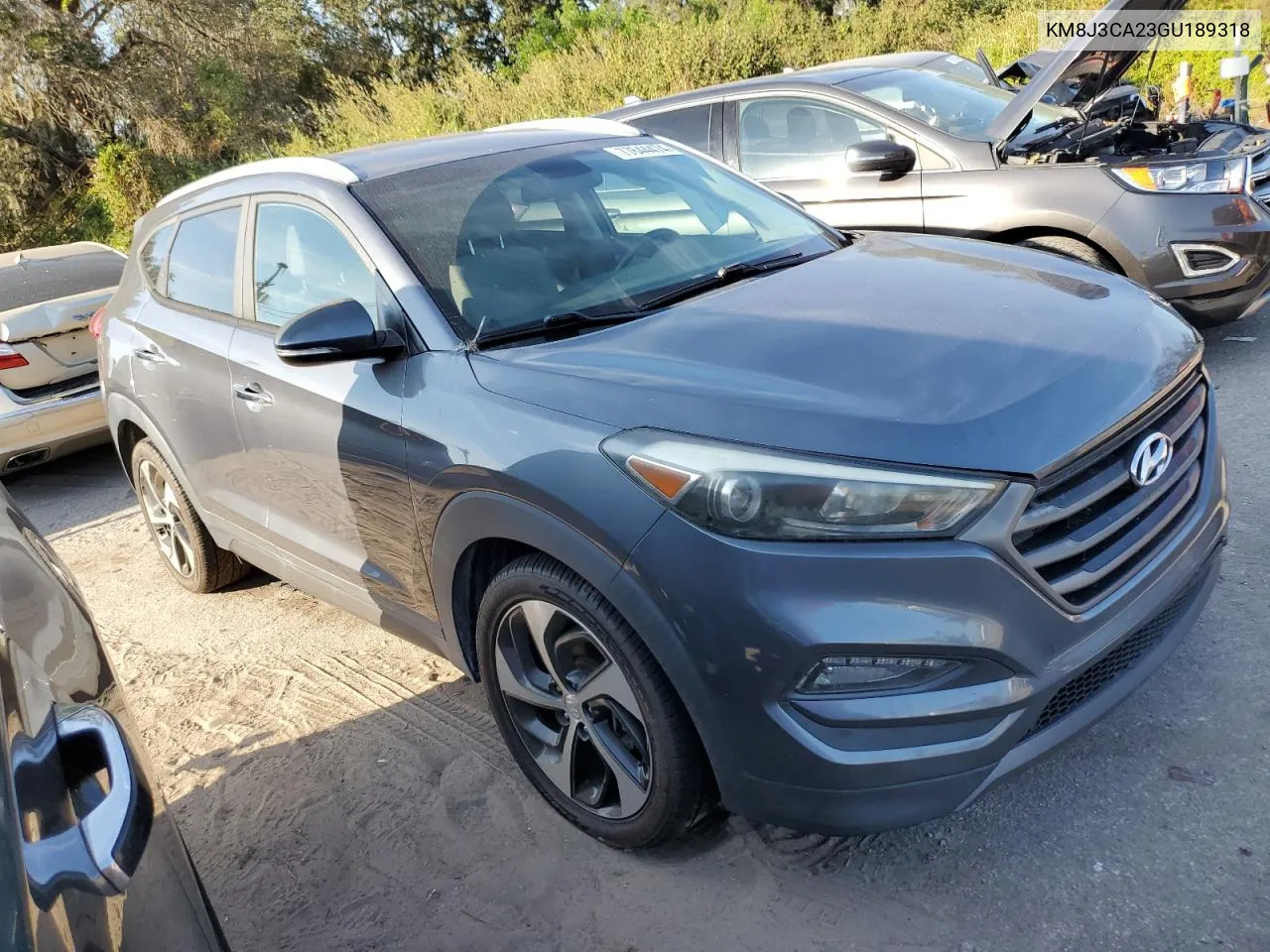 2016 Hyundai Tucson Limited VIN: KM8J3CA23GU189318 Lot: 77644474