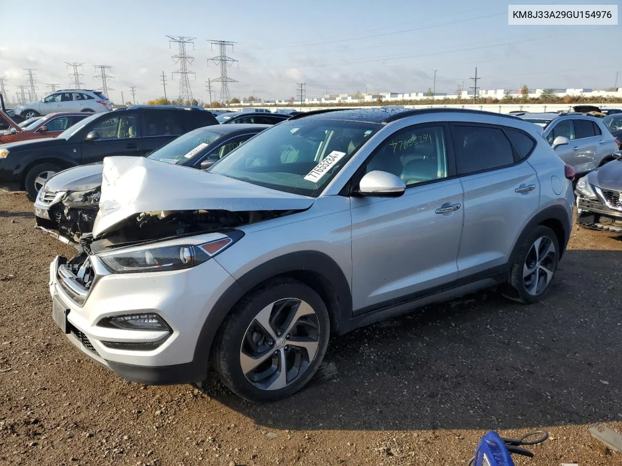 2016 Hyundai Tucson Limited VIN: KM8J33A29GU154976 Lot: 77655284