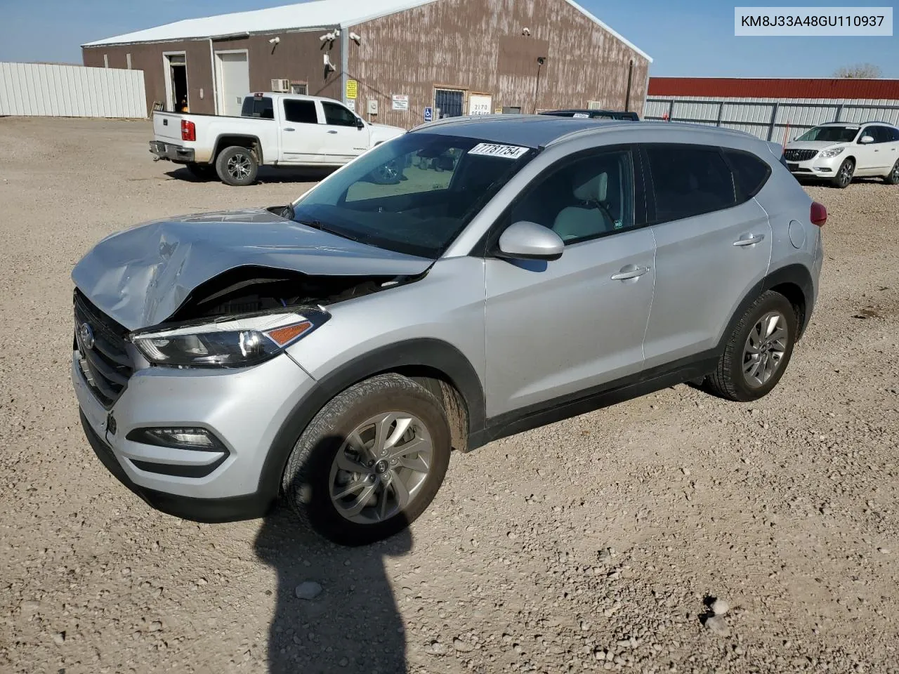 2016 Hyundai Tucson Limited VIN: KM8J33A48GU110937 Lot: 77781754