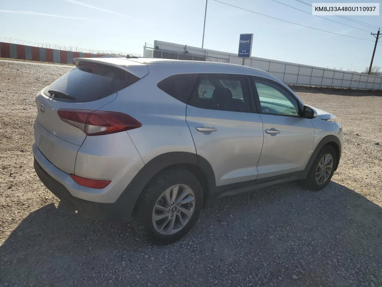 2016 Hyundai Tucson Limited VIN: KM8J33A48GU110937 Lot: 77781754