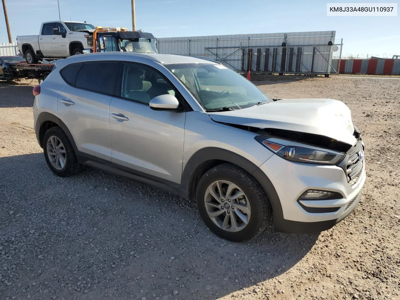 2016 Hyundai Tucson Limited VIN: KM8J33A48GU110937 Lot: 77781754