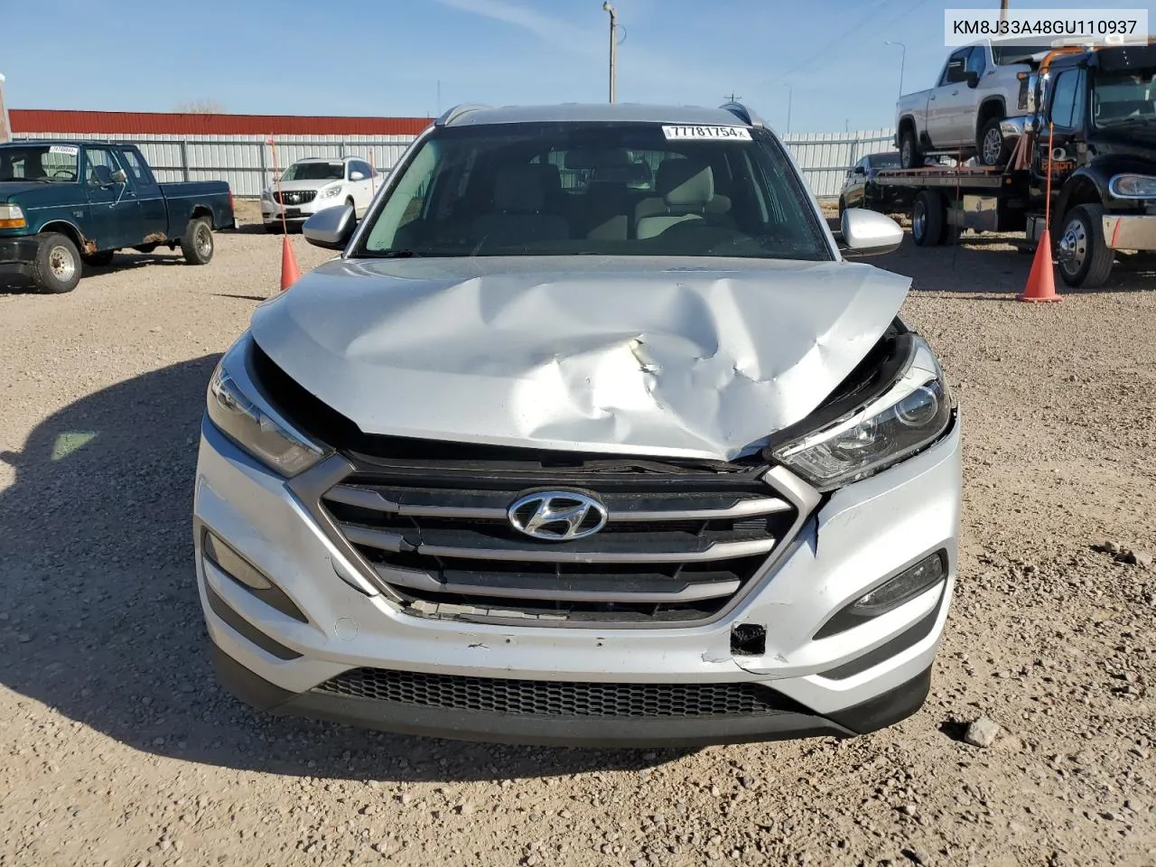 2016 Hyundai Tucson Limited VIN: KM8J33A48GU110937 Lot: 77781754