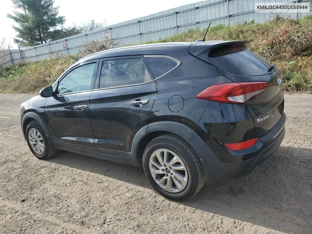 2016 Hyundai Tucson Limited VIN: KM8J3CA43GU055944 Lot: 77817944