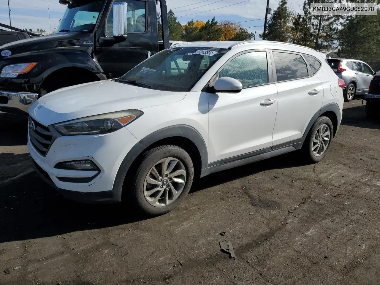 2016 Hyundai Tucson Limited VIN: KM8J3CA49GU082078 Lot: 77843834