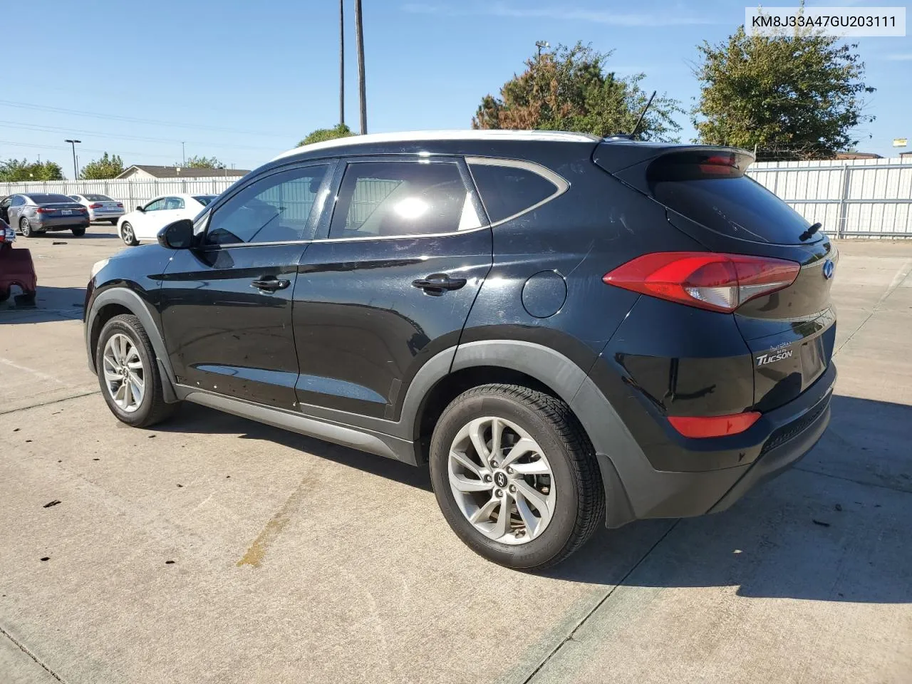 2016 Hyundai Tucson Limited VIN: KM8J33A47GU203111 Lot: 77863334