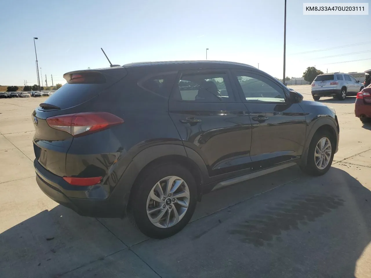 2016 Hyundai Tucson Limited VIN: KM8J33A47GU203111 Lot: 77863334