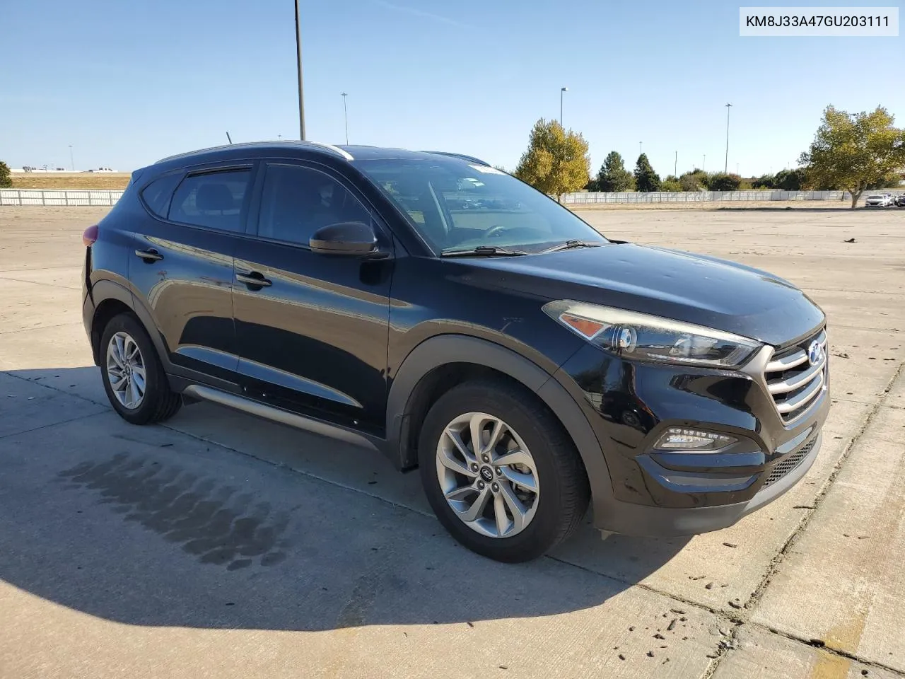 2016 Hyundai Tucson Limited VIN: KM8J33A47GU203111 Lot: 77863334