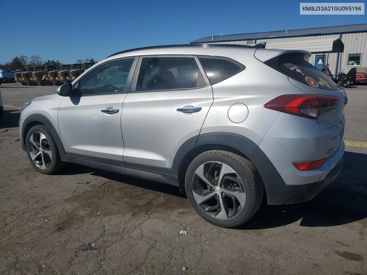 2016 Hyundai Tucson Limited VIN: KM8J33A21GU095194 Lot: 77912854