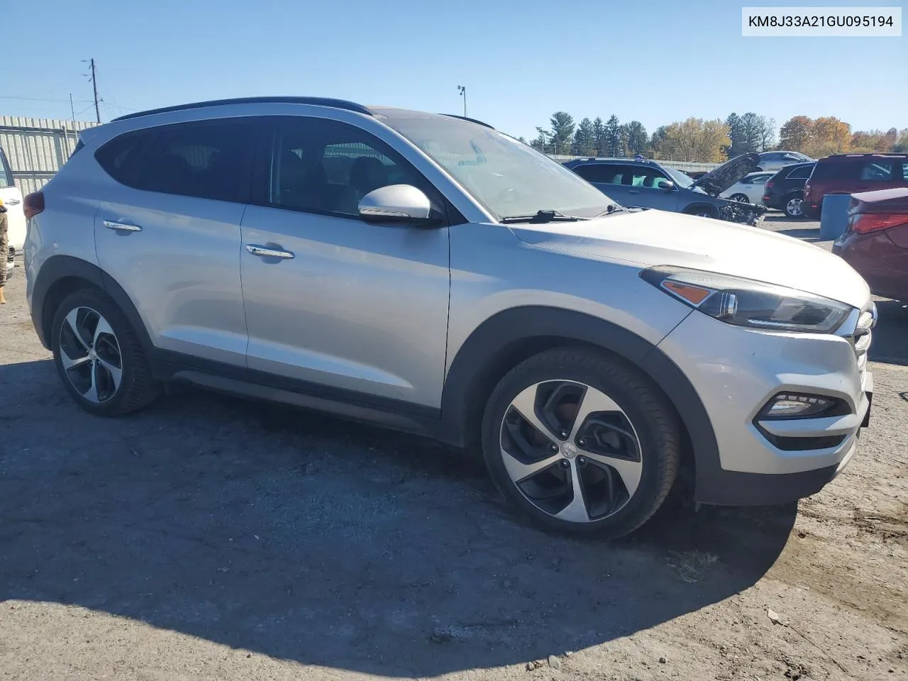 2016 Hyundai Tucson Limited VIN: KM8J33A21GU095194 Lot: 77912854