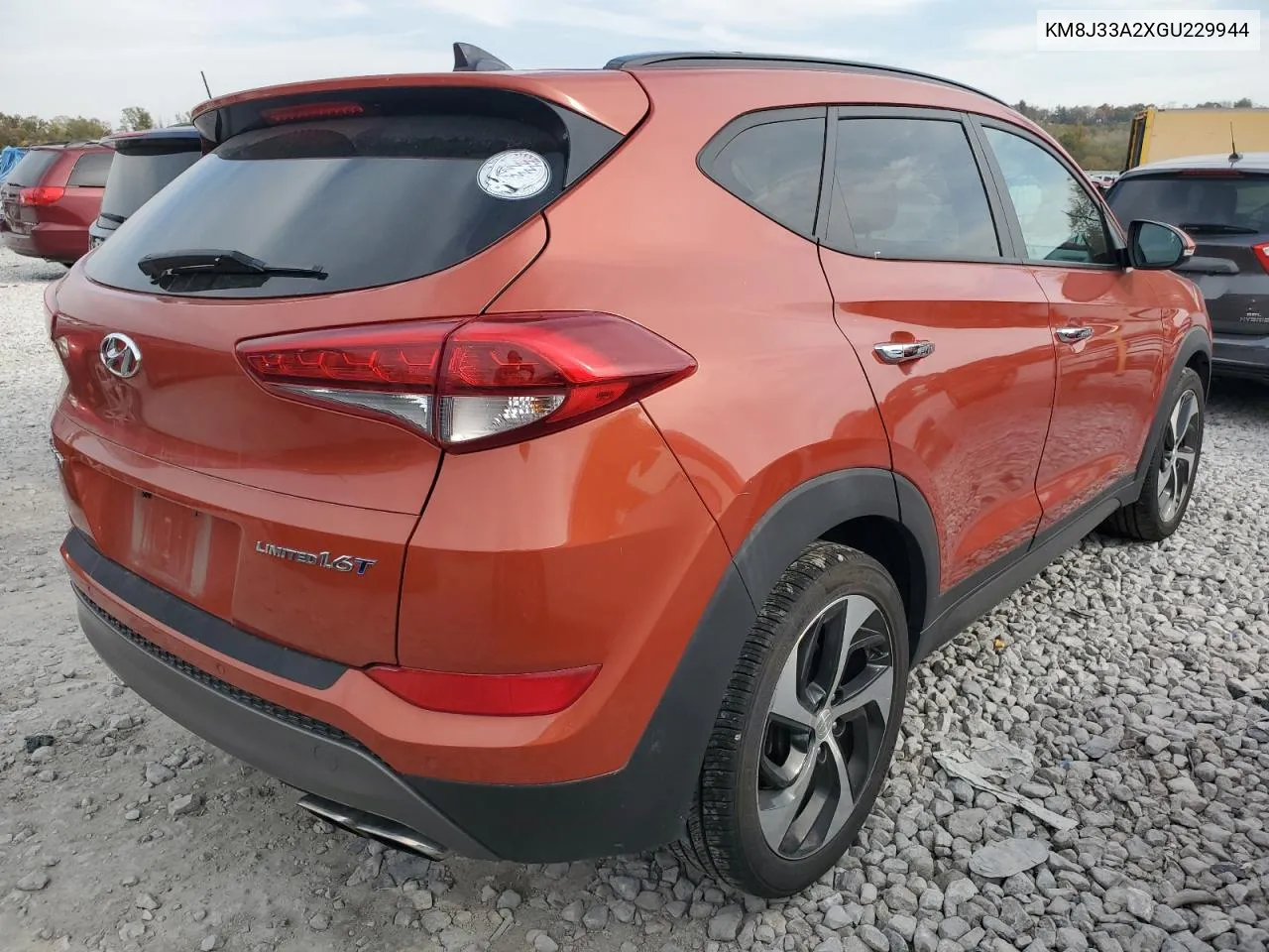 2016 Hyundai Tucson Limited VIN: KM8J33A2XGU229944 Lot: 78008094